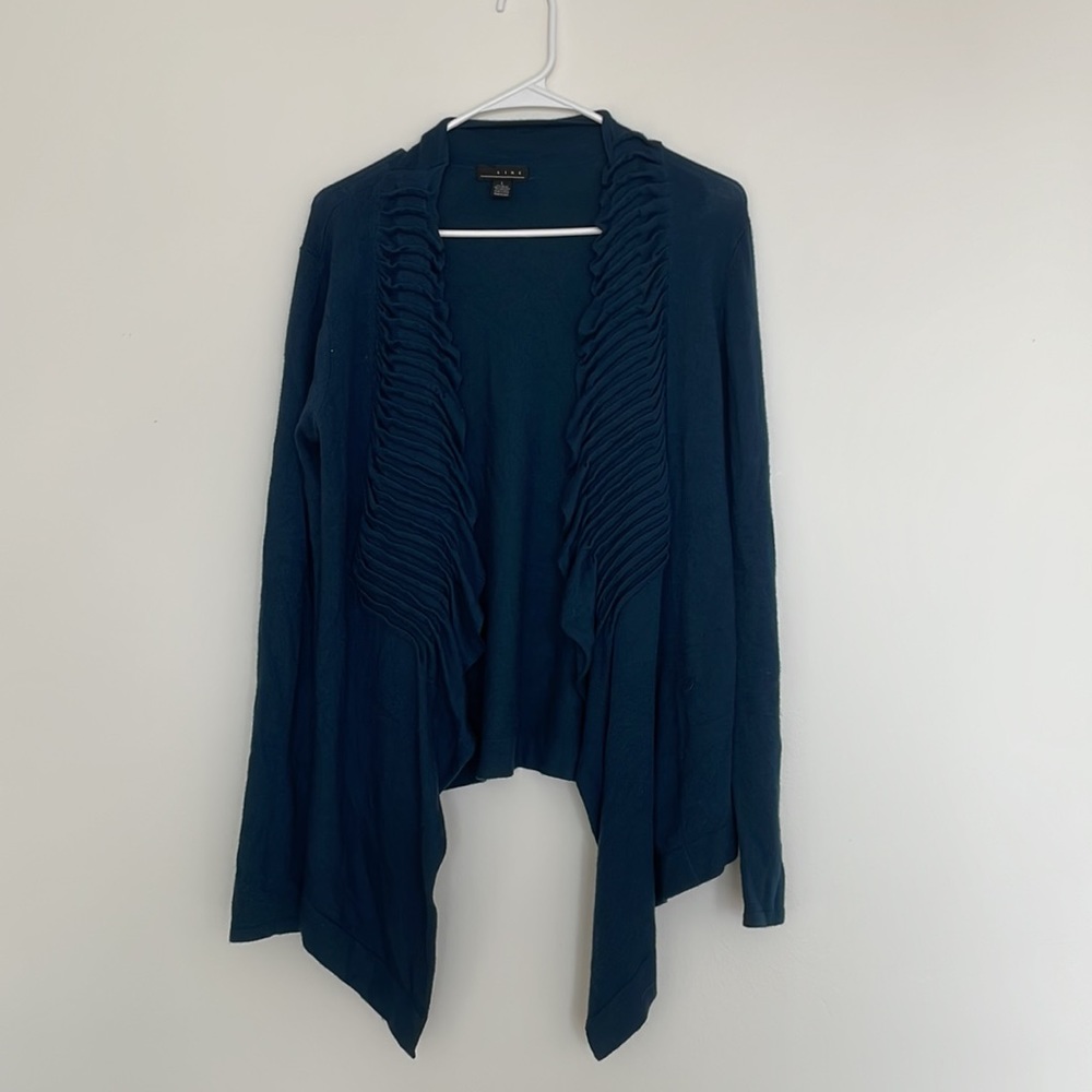 Line Open Front Cashmere Sweater